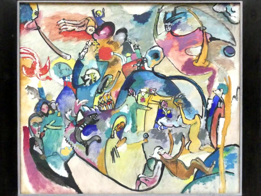 Wassily Kandinsky (1900–1943), Allerheiligen II, München, Lenbachhaus, Saal 39, 1911, Bild 1/2