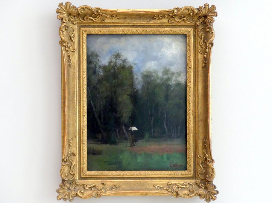 Philipp Helmer (Undatiert), Maler am Rande des Waldes, München, Lenbachhaus, Saal 22, Undatiert