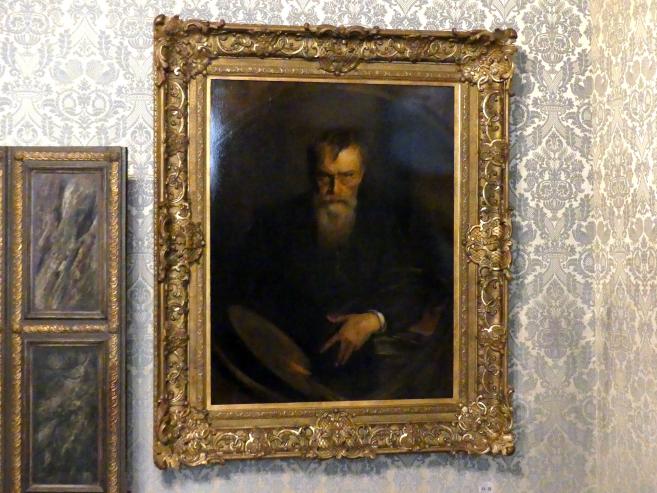 Franz von Lenbach (1858–1903), Selbstporträt, München, Lenbachhaus, Villa - Saal 5, 1902–1903, Bild 1/2