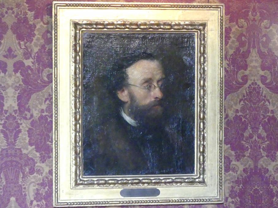 Franz von Lenbach (1858–1903), Der Landschaftsmaler Eduard Schleich d. Ä., München, Lenbachhaus, Villa - Saal 7, um 1863