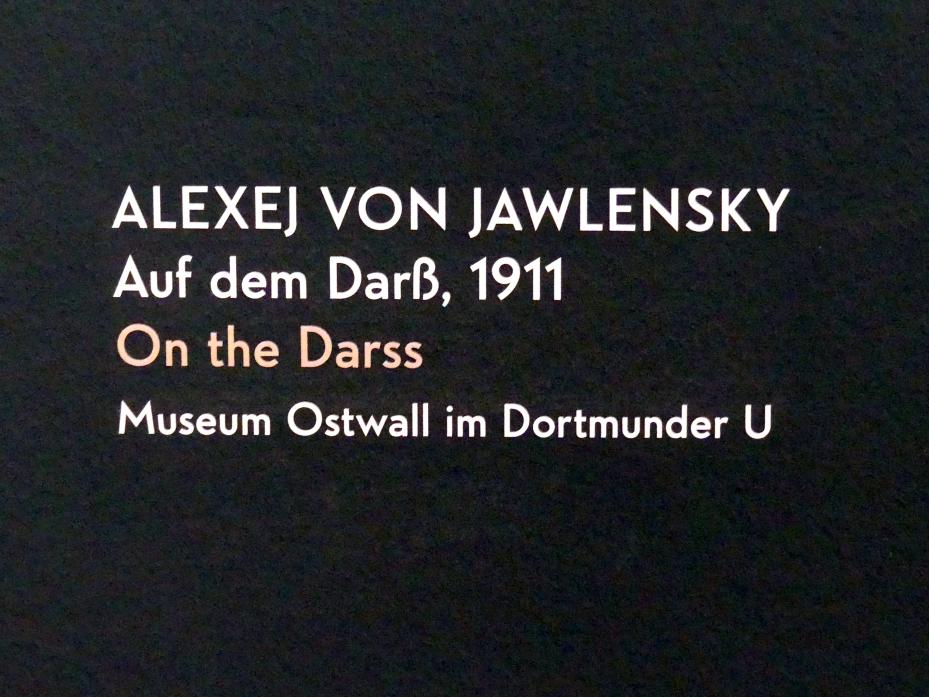 Alexej von Jawlensky (1893–1938), Auf dem Darß, München, Lenbachhaus, Kunstbau, Ausstellung "Lebensmenschen" vom 22.10.2019-16.02.2020, Sommerferien an der Ostsee 1911, 1911, Bild 2/2