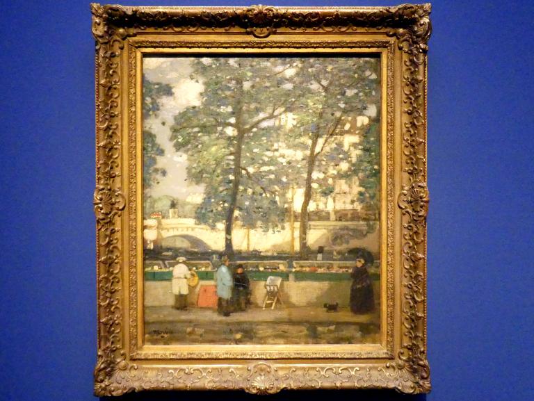 James Wilson Morrice (1897–1921), Quai des Grands-Augustins, Paris, München, Kunsthalle, Ausstellung "Kanada und der Impressionismus" vom 19.07.-17.11.2019, Frankreich-Impressionen, 1901