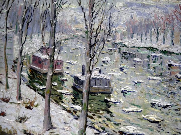 Ernest Lawson (1893–1913), Kanalszene im Winter, München, Kunsthalle, Ausstellung "Kanada und der Impressionismus" vom 19.07.-17.11.2019, Auf dem Land, um 1894, Bild 2/3