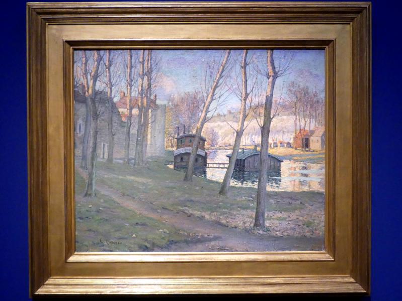 Ernest Lawson (1893–1913), Moret-sur-Loing, München, Kunsthalle, Ausstellung "Kanada und der Impressionismus" vom 19.07.-17.11.2019, Auf dem Land, um 1893, Bild 1/2