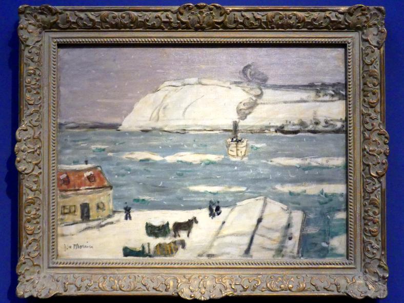 James Wilson Morrice (1897–1921), Die Fähre, Quebec, München, Kunsthalle, Ausstellung "Kanada und der Impressionismus" vom 19.07.-17.11.2019, Städtisches Leben, 1907