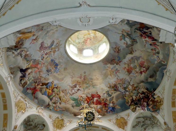 Martin Knoller (1753–1804), Fresken, Volders, Klosterkirche zum Hl. Karl Borromäus, 1765–1766, Bild 2/4