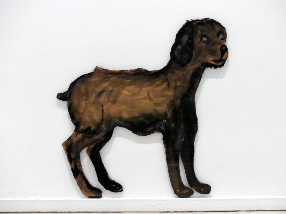 Jörg Immendorff (1965–2007), Lidl-Hund, Madrid, Museo Reina Sofía, Ausstellung "Jörg Immendorff - The Task of the Painter" vom 30.10.2019-13.04.2020, Saal 1, 1969