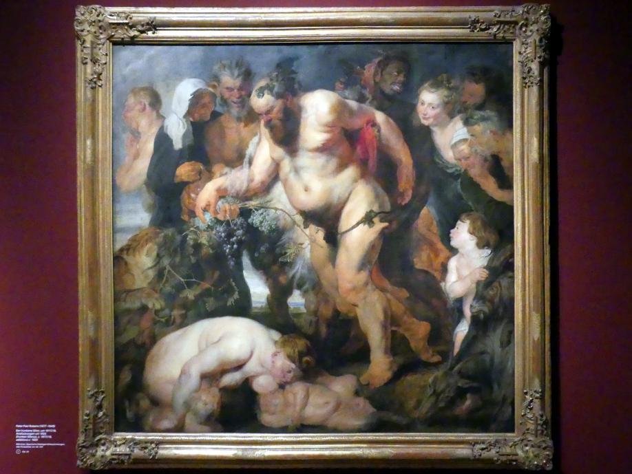 Peter Paul Rubens (1598–1640), Der trunkene Silen, München, Alte Pinakothek, Ausstellung "Van Dyck" vom 25.10.2019-02.02.2020, Die Anfänge - 1, um 1617–1618, Bild 1/2