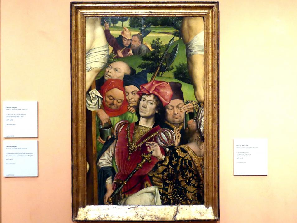 Derick Baegert (1477–1509), Der gute Zenturio, Madrid, Museo Thyssen-Bornemisza, Saal 8, deutsche Malerei des 15. und 16. Jahrhunderts, 1477–1478