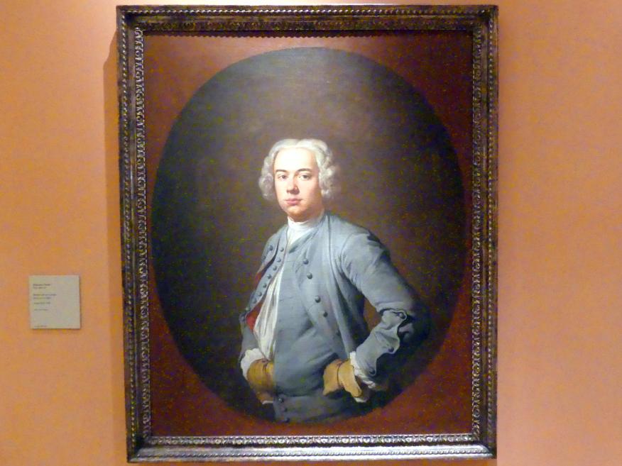 Giacomo Ceruti (1741–1747), Porträt eines Mannes, Madrid, Museo Thyssen-Bornemisza, Treppenhaus, um 1740–1742