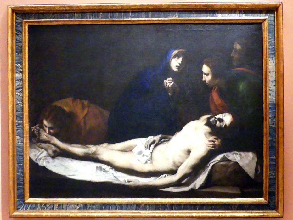 Jusepe de Ribera (1607–1650), Pietá, Madrid, Museo Thyssen-Bornemisza, Saal 12, Caravaggio und der Barock, 1633