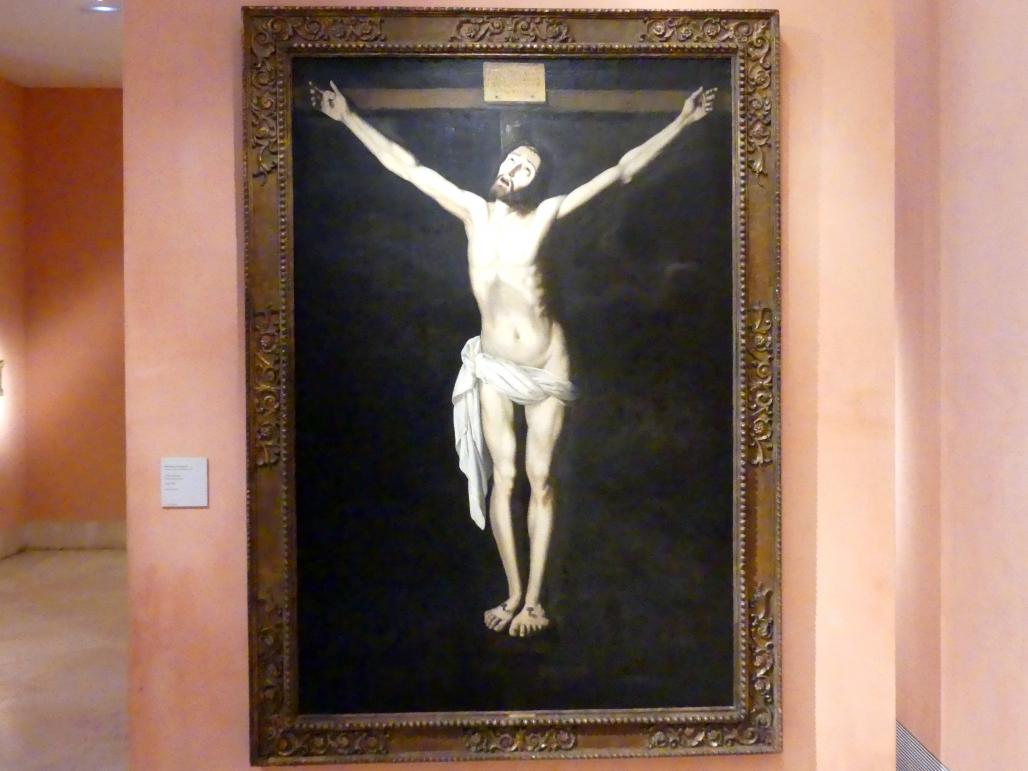 Francisco de Zurbarán y Salazar (1628–1661), Gekreuzigter Christus, Madrid, Museo Thyssen-Bornemisza, Saal 14, italienische, französische und spanische Malerei des 17. Jahrhunderts, um 1630