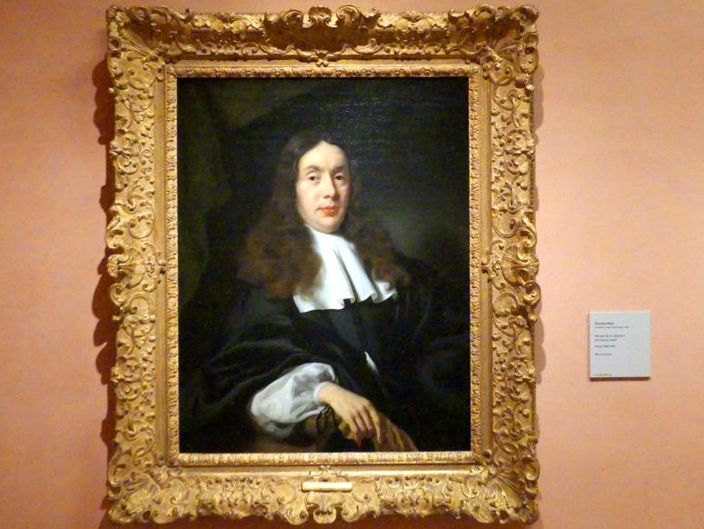 Nicolaes Maes (1652–1687), Porträt eines Mannes, Madrid, Museo Thyssen-Bornemisza, Saal 21, niederländische Malerei des 17. Jahrhunderts, um 1666–1667