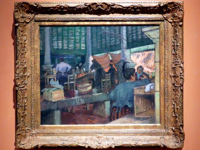 Raoul Dufy (1903–1937), Der Fischmarkt in Marseille, Madrid, Museo Thyssen-Bornemisza, Saal O, europäische Malerei der ersten Hälfte des 20. Jahrhundert, um 1903