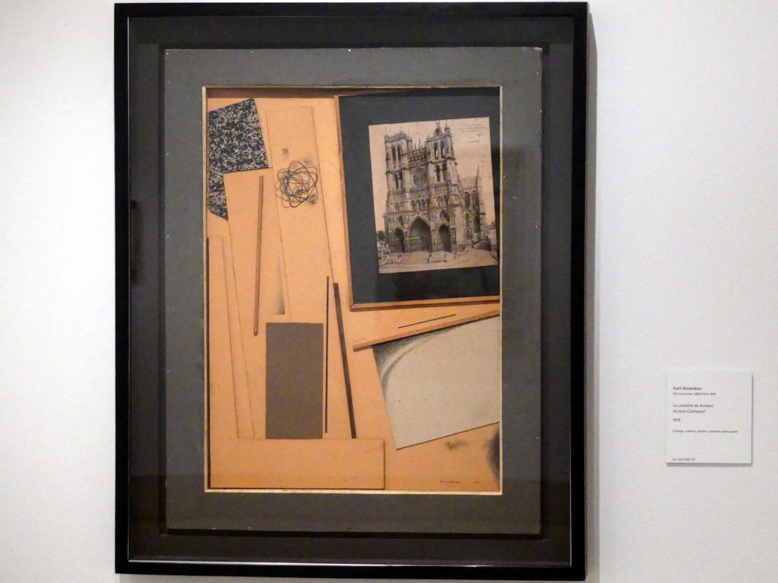 Juri Pawlowitsch Annenkow (1919), Kathedrale von Amiens, Madrid, Museo Thyssen-Bornemisza, Saal 44, Dada und Surrealismus, 1919, Bild 1/2