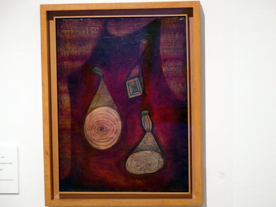 Paul Klee (1904–1940), Omega 5 (Fallen), 1927, 295, Madrid, Museo Thyssen-Bornemisza, Saal 44, Dada und Surrealismus, 1912, Bild 1/2