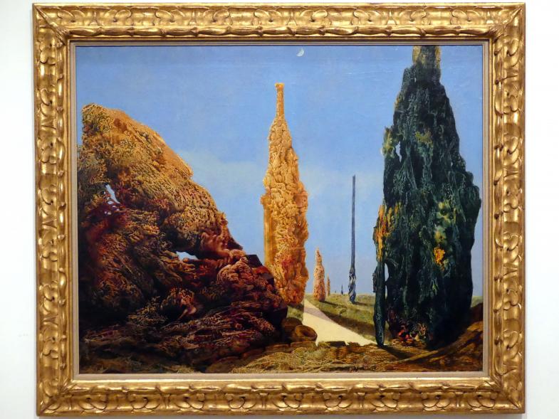 Max Ernst (1912–1970), Alleinstehende und verehelichte Bäume, Madrid, Museo Thyssen-Bornemisza, Saal 45, Surrealismus und neue Ordnung, 1940