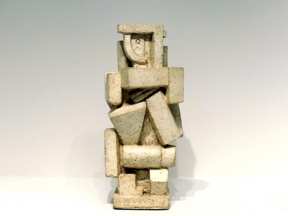 Alberto Giacometti (1914–1965), Kubische Figur, Prag, Nationalgalerie im Messepalast, Ausstellung "Alberto Giacometti" vom 18.07.-01.12.2019, Avantgarde, 1926