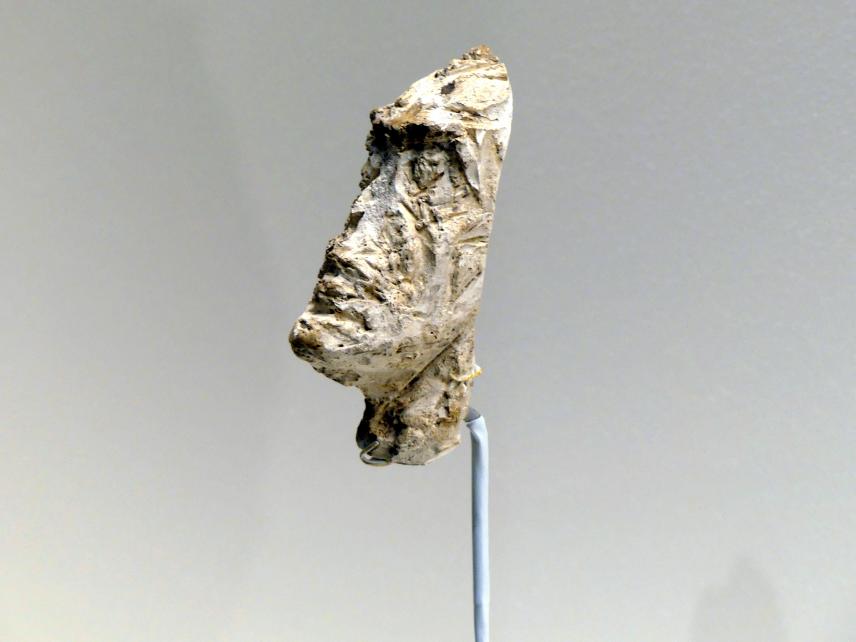 Alberto Giacometti (1914–1965), Kopf von Diego, Prag, Nationalgalerie im Messepalast, Ausstellung "Alberto Giacometti" vom 18.07.-01.12.2019, Köpfe, um 1946, Bild 2/4