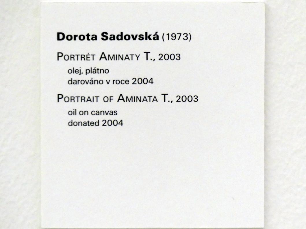 Dorota Sadovská (2003), Porträt von Aminata T., Prag, Nationalgalerie im Messepalast, Moderne Kunst, 2003, Bild 2/2