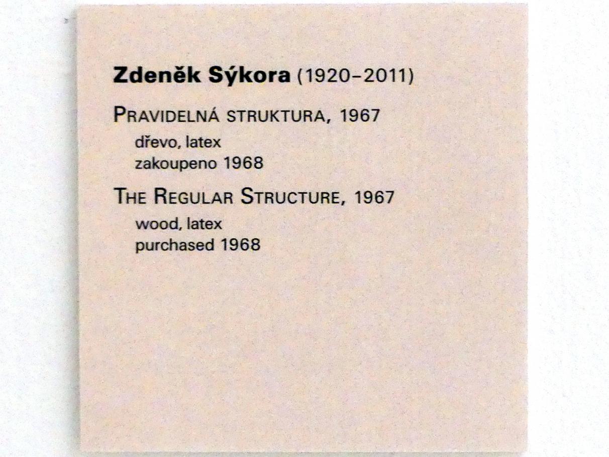 Zdeněk Sýkora (1967–1999), Reguläre Struktur, Prag, Nationalgalerie im Messepalast, Moderne Kunst, 1967, Bild 3/3