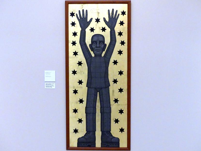 Pavel Brázda (1954–1967), Großer Astronaut, Prag, Nationalgalerie im Messepalast, Moderne Kunst, 1954, Bild 1/2