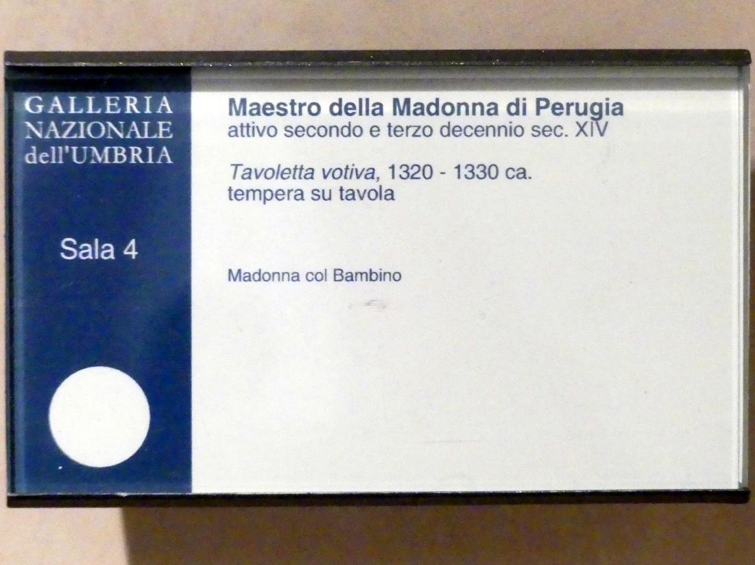 Maestro della Madonna di Perugia (1325), Votivtafel, Perugia, Nationalgalerie von Umbrien (Galleria nazionale dell'Umbria), 04: Giovanni di Bonino, Maestro di Paciano, Maestro della Dormitio di Terni, um 1320–1330, Bild 3/3