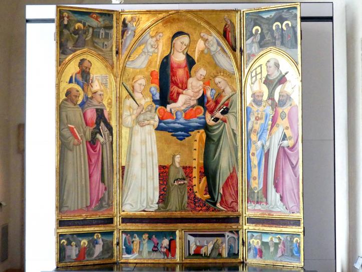 Bicci di Lorenzo (1433–1435), Altarretabel, Perugia, Chiesa di Sant'Agnese, jetzt Perugia, Nationalgalerie von Umbrien (Galleria nazionale dell'Umbria), 07: Bicci di Lorenzo, um 1430–1440