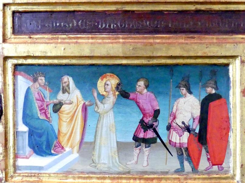 Bicci di Lorenzo (1433–1435), Altarretabel, Perugia, Chiesa di Sant'Agnese, jetzt Perugia, Nationalgalerie von Umbrien (Galleria nazionale dell'Umbria), 07: Bicci di Lorenzo, um 1430–1440, Bild 6/9