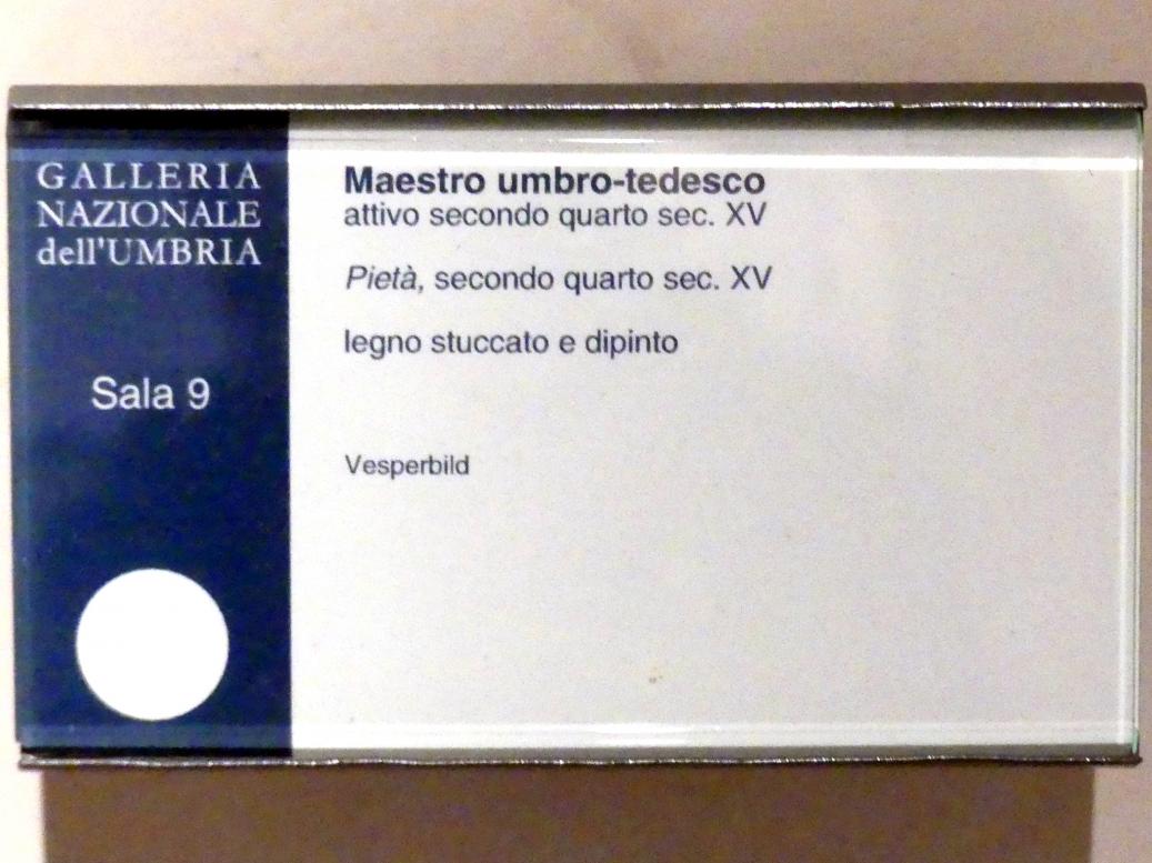 Pietà, Perugia, Nationalgalerie von Umbrien (Galleria nazionale dell'Umbria), 09: Giovanni Boccati, 2. Viertel 15. Jhd., Bild 6/6