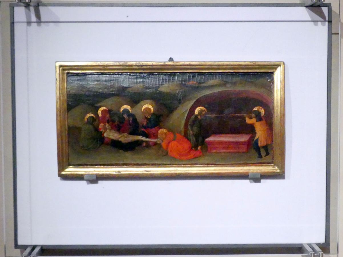Bartolomeo di Tommaso (Bartolomeo da Foligno) (1429–1451), Teil einer Predella, Perugia, Nationalgalerie von Umbrien (Galleria nazionale dell'Umbria), 12: Niccolò di Liberatore, detto l'Alunno, um 1430–1431, Bild 2/3