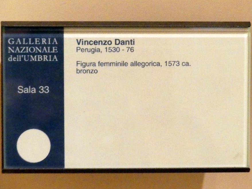 Vincenzo Danti (1572–1573), Allegorische weibliche Figur, Perugia, Nationalgalerie von Umbrien (Galleria nazionale dell'Umbria), 33: Collezione Martinelli, um 1573, Bild 5/5