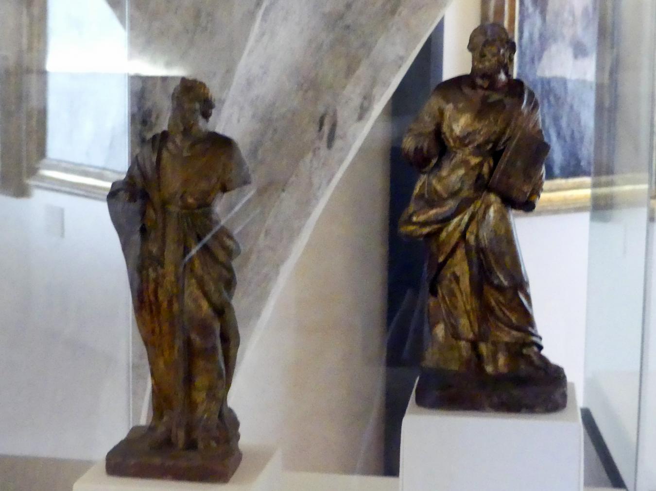 Ambrogio Buonvicino (Undatiert), Modell für zwei Apostelstatuen, Perugia, Nationalgalerie von Umbrien (Galleria nazionale dell'Umbria), 33: Collezione Martinelli, Undatiert