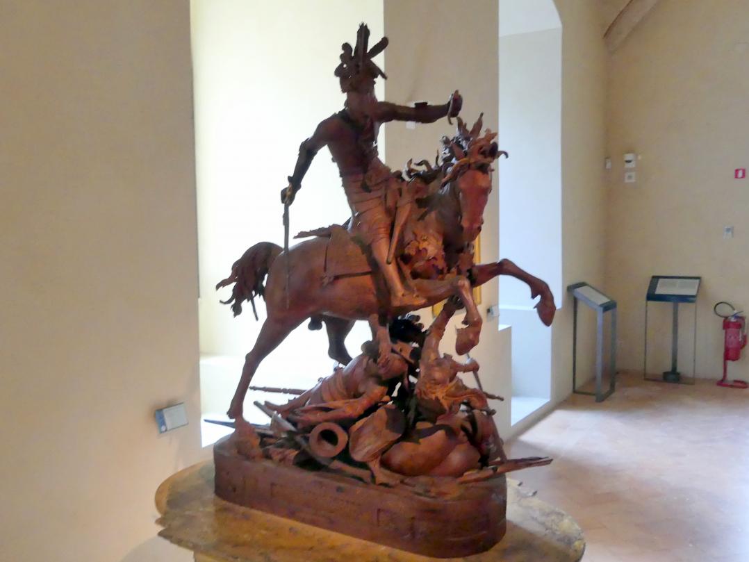 Monument des Reiters Orazio di Giampaolo Baglioni, Perugia, Nationalgalerie von Umbrien (Galleria nazionale dell'Umbria), 36: Pietro da Cortona, Andrea Sacchi, Francesco Mochi, um 1630, Bild 2/5