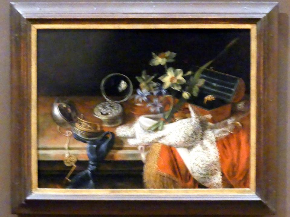 Johann Adalbert Angermayer (1708–1735), Stillleben mit Taschenuhren, Prag, Nationalgalerie im Palais Schwarzenberg, 1. Obergeschoss, Saal 4, 1708