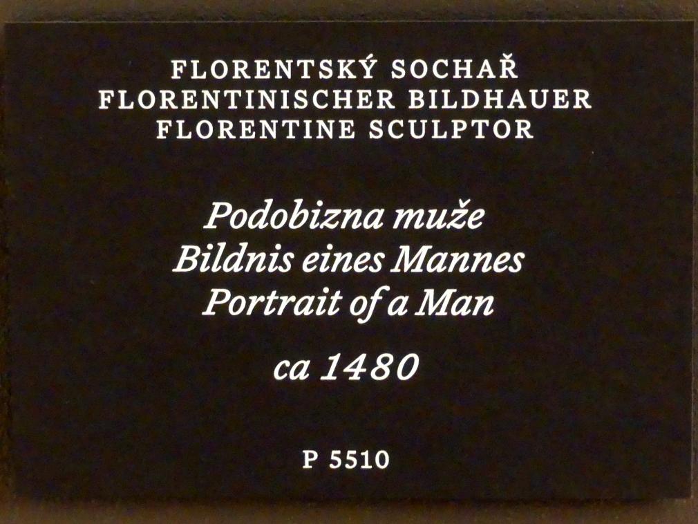Bildnis eines Mannes, Prag, Nationalgalerie im Palais Schwarzenberg, 2. Obergeschoss, Saal 1, um 1480, Bild 4/4