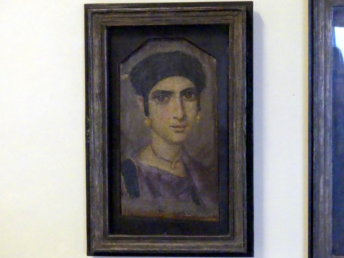 Bildnis einer jungen Frau, Prag, Nationalgalerie im Palais Schwarzenberg, 2. Obergeschoss, Saal 3, 2. Hälfte 2. Jhd., Bild 1/2