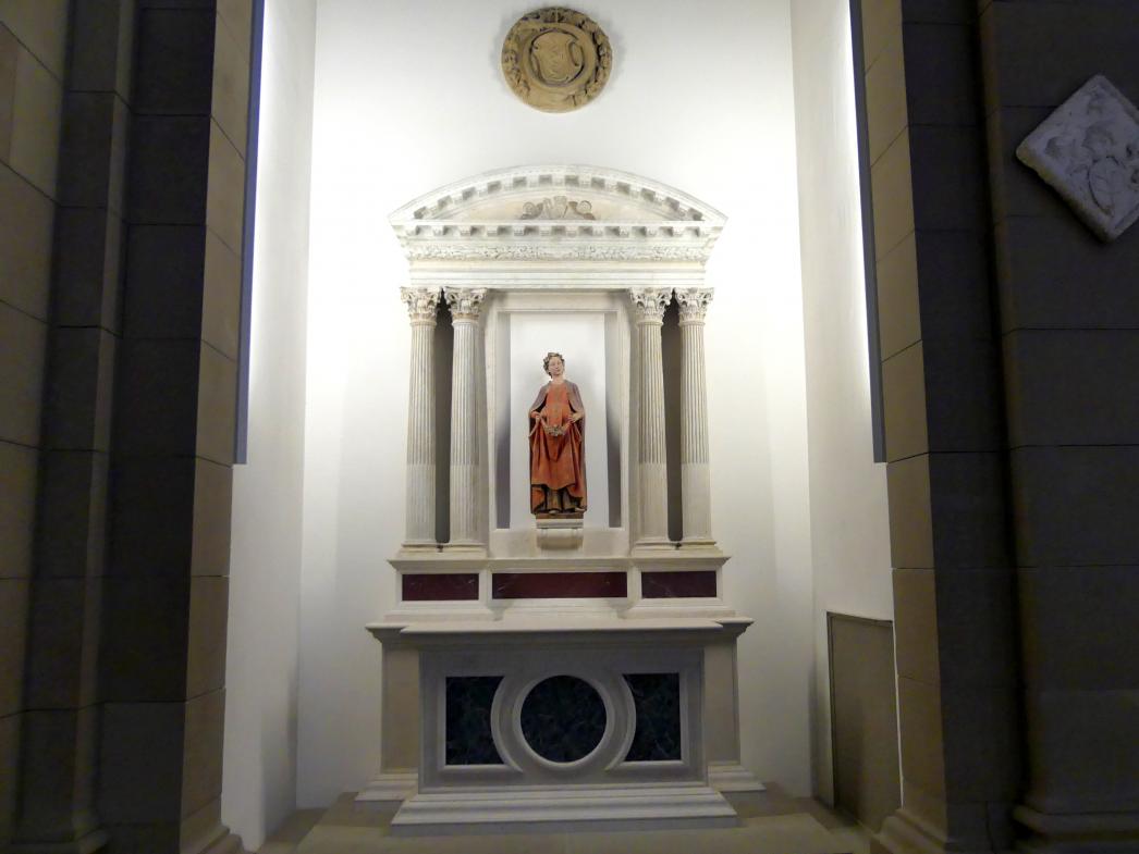 Andrea della Robbia (1465–1525), Hl. Dorothea, Berlin, Bode-Museum, Basilika, um 1500, Bild 2/2