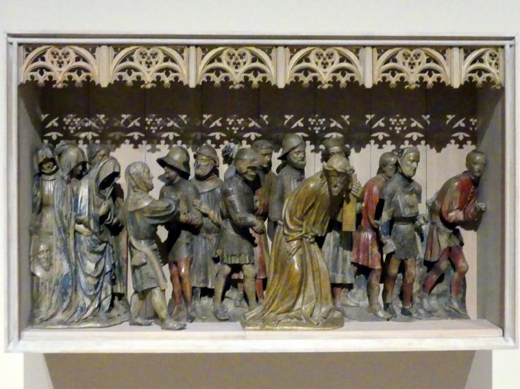Kreuztragung Christi aus Lorch am Rhein, Lorch am Rhein, ehem. Pfarrkirche St. Martin, jetzt Berlin, Bode-Museum, Saal 111, um 1425