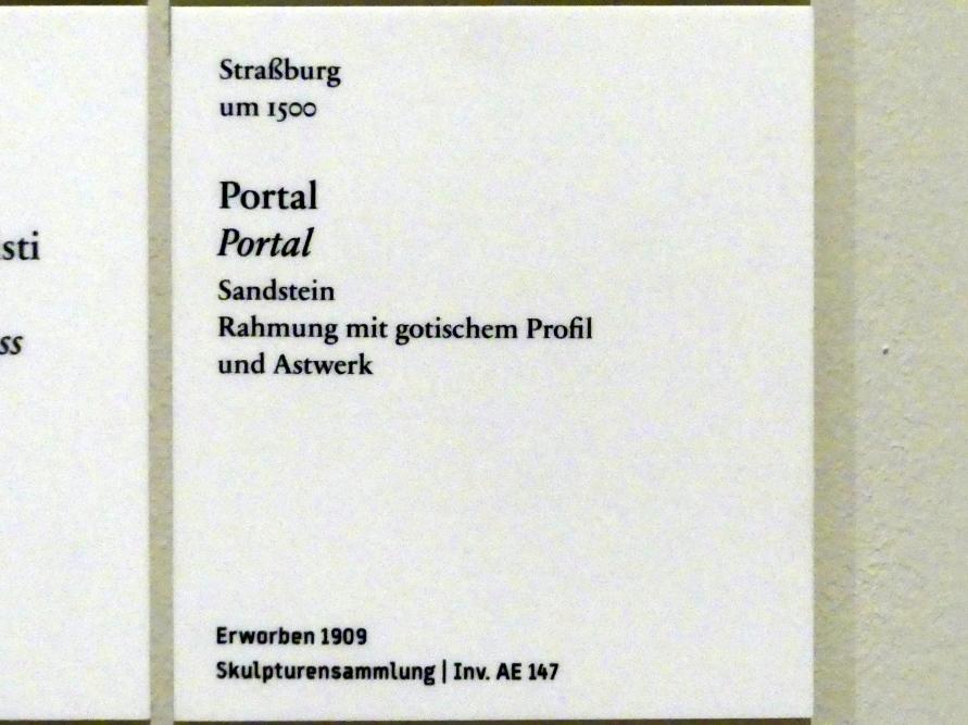 Portal, Berlin, Bode-Museum, Saal 107, um 1500, Bild 2/2
