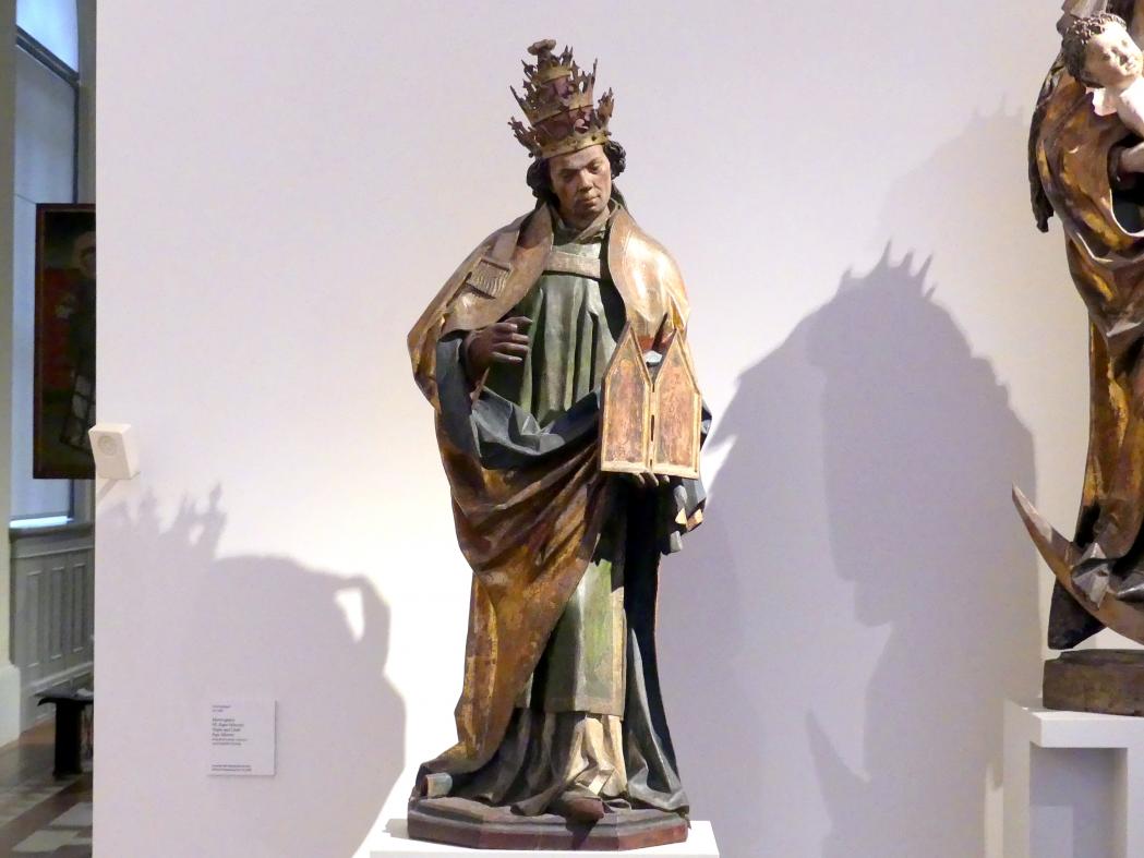 Hl. Papst Sylvester, Berlin, Bode-Museum, Saal 106, um 1480, Bild 1/5