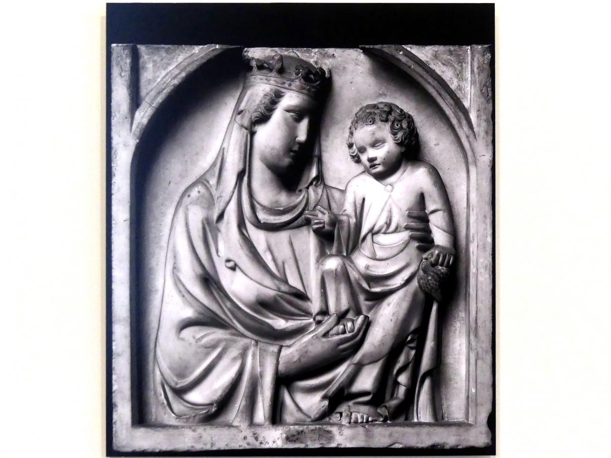 Tino di Camaino (1315–1335), Madonna (Fragment), Berlin, Bode-Museum, Saal 108, um 1335, Bild 2/3
