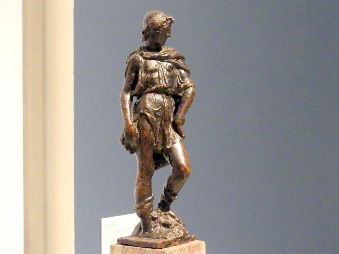 Donatello (1412–1466), David mit dem Haupt des Goliath, Berlin, Bode-Museum, Saal 121, um 1455–1470, Bild 1/5