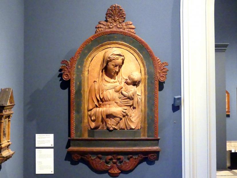 Michelozzo di Bartolommeo (1426–1440), Maria mit Kind, Berlin, Bode-Museum, Saal 122, um 1440, Bild 2/3