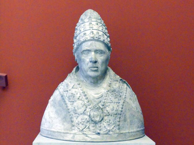 Bildnis Papst Alexander VI., Berlin, Bode-Museum, Saal 123, Ende 15. Jhd., Bild 1/2