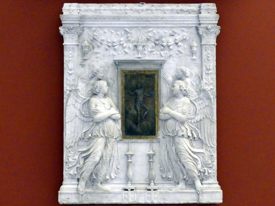 Andrea Bregno (Werkstatt) (1501), Sakramentstabernakel (Fragment), Berlin, Bode-Museum, Saal 123, 1501, Bild 1/2