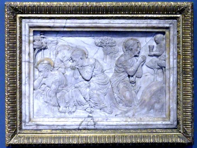 Nicolò Pizzolo (Nicolò Pizolo) (1450), Christus am Ölberg, Berlin, Bode-Museum, Saal 128, um 1450, Bild 1/2