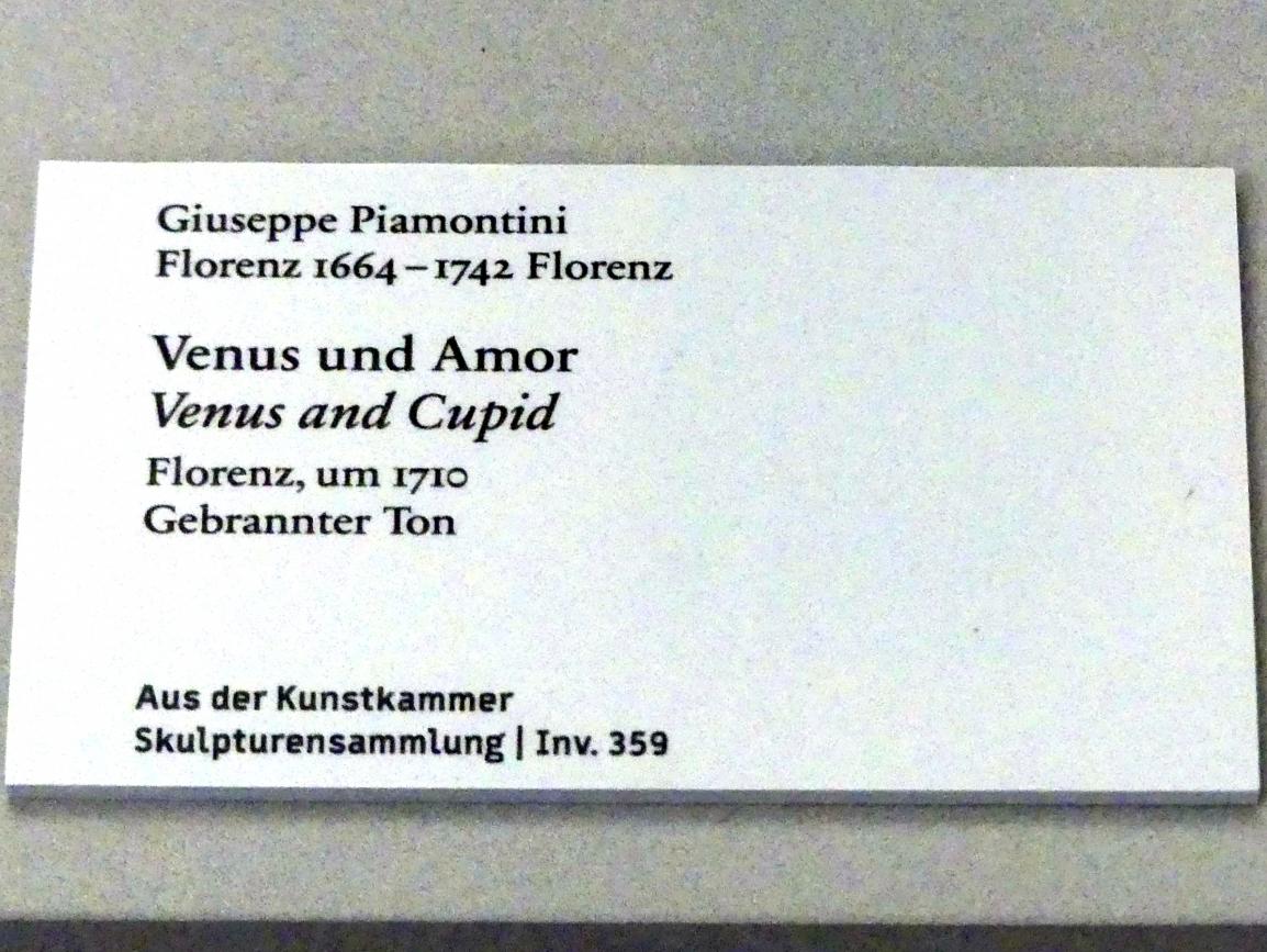 Giuseppe Piamontini (1710), Venus und Amor, Berlin, Bode-Museum, Saal 131, um 1710, Bild 3/3