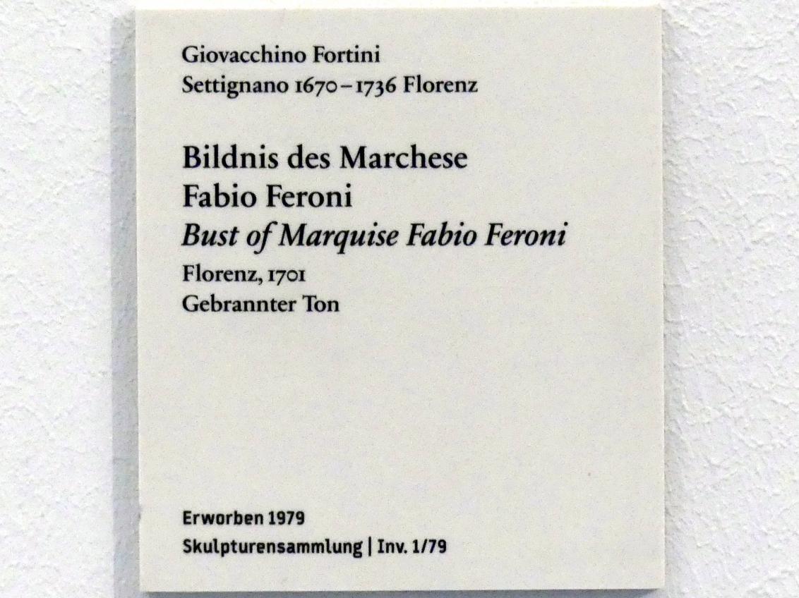 Giovacchino Fortini (1701), Bildnis des Marchese Fabio Feroni, Berlin, Bode-Museum, Saal 134, 1701, Bild 4/4