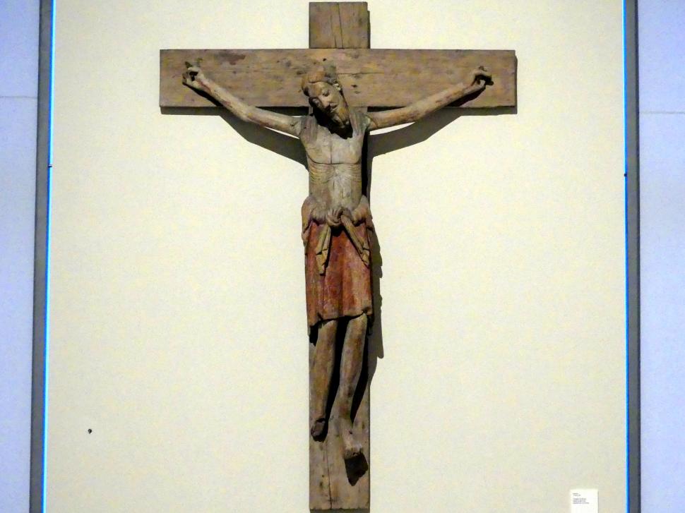 Christus am Kreuz, Berlin, Bode-Museum, Saal 141, 3. Viertel 12. Jhd.